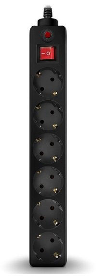 Сетевой фильтр SVEN Optima 6 Black 3 м