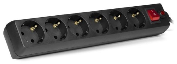 Сетевой фильтр SVEN Optima 6 Black 3 м купить,NaN
