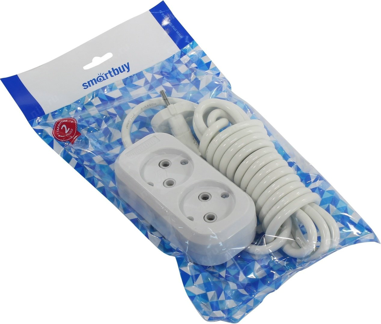 Удлинитель Smartbuy SBE-10-2-03-N 3 м купить,NaN
