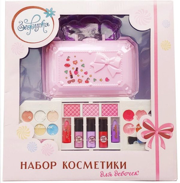 Косметический набор  Зефирка Романтическая  серия косметичка купить,NaN