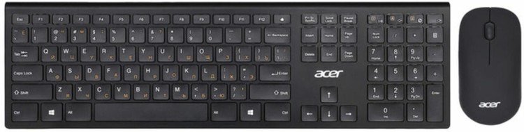 Клавиатура+мышь Acer OKR030 черная