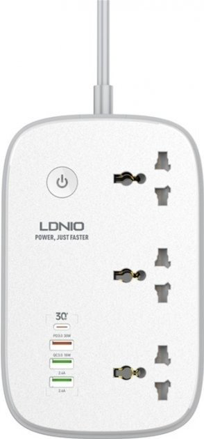 Сетевой фильтр LDNIO SCW3451 2 м купить,NaN