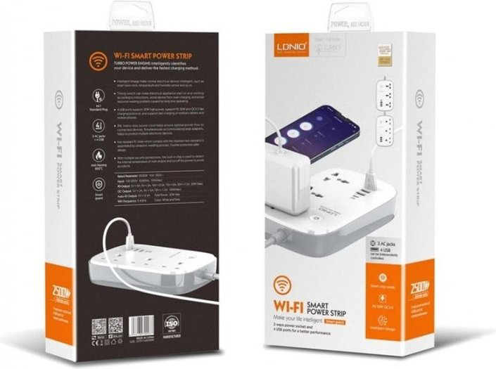 Сетевой фильтр LDNIO SCW3451 2 м купить,NaN