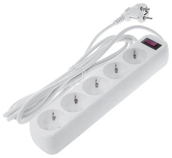 Сетевой фильтр Smartbuy SBSP-30-W 3 м