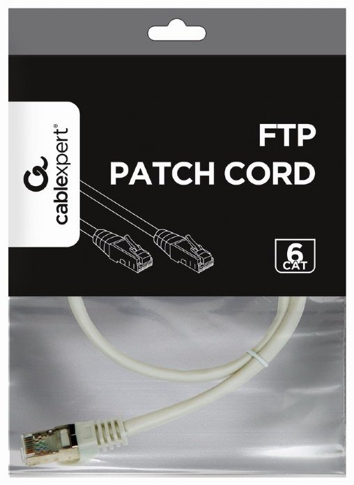 Кабель Cablexpert RJ-45 - RJ-45 0.5 м PP6-0.5M