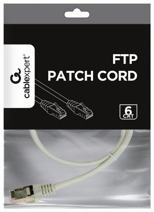 Кабель Cablexpert RJ-45 - RJ-45 0.5 м PP6-0.5M