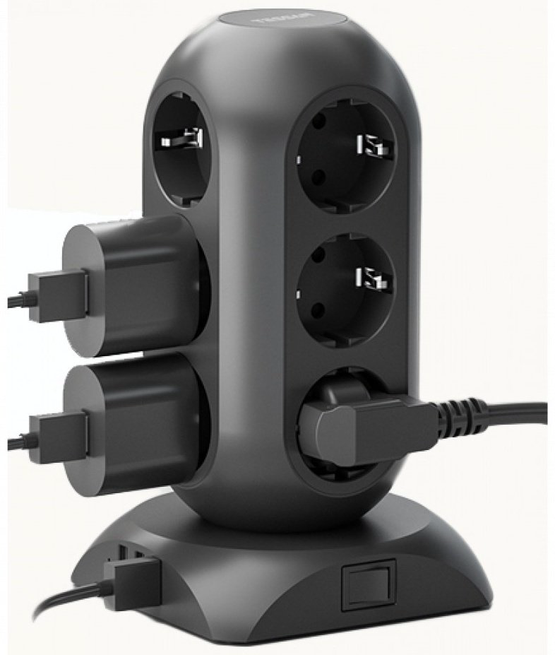 Сетевой фильтр Tessan TPS02-DE 2 м