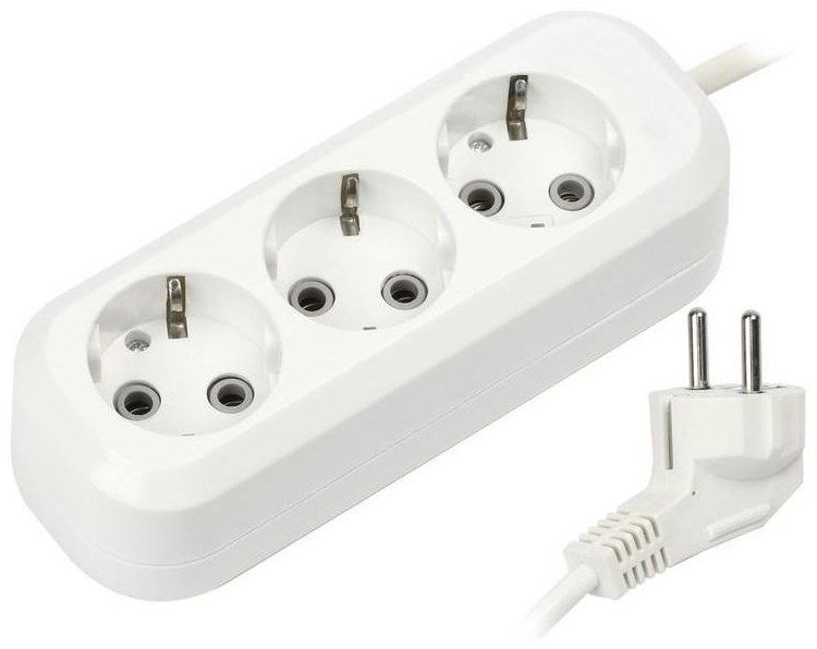 Удлинитель Smartbuy SBE-16-3-02-Z 2 м