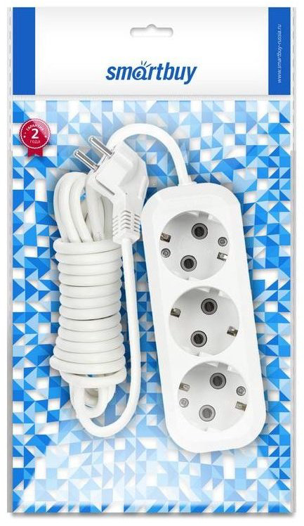 Удлинитель Smartbuy SBE-16-3-02-Z 2 м купить,NaN