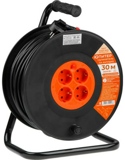 Удлинитель на катушке Юпитер JP8404-01 30 м
