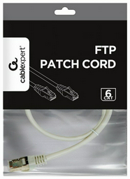 Кабель Cablexpert RJ-45 - RJ-45 0.5 м PP6-0.5M