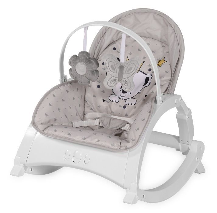 Стульчик-качалка Bertoni Lorelli Alex Bear 2075 Grey купить,NaN