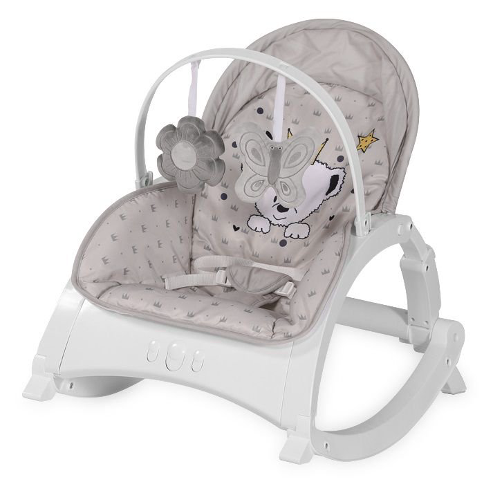 Стульчик-качалка Bertoni Lorelli Alex Bear 2075 Grey купить,NaN