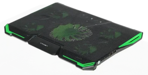 Подставка для ноутбука Crown CMLS-332 19" Black Green - ForteMarket Подставка для ноутбука Crown CMLS-332 19" Black Green купить,0