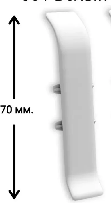 Соединитель Ideal Классик №001 22х70мм белый купить,3200