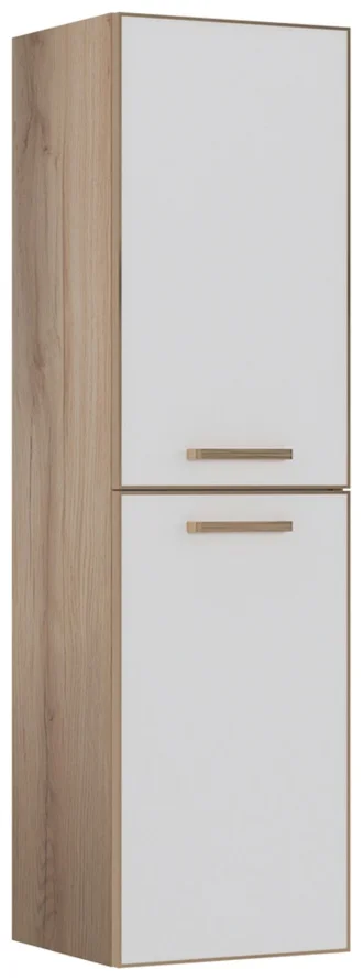 Пенал Orka Salerno 40 40х138х32см бело-коричневый матовый купить,NaN