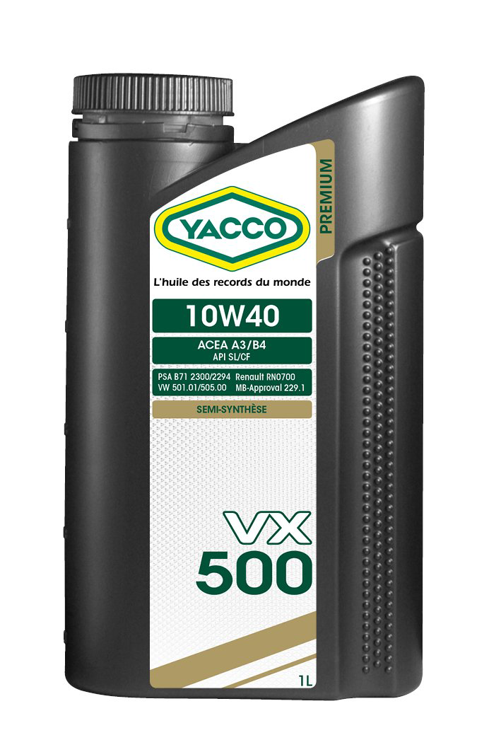 Моторное масло Yacco VX 500 10W40 1л купить,NaN