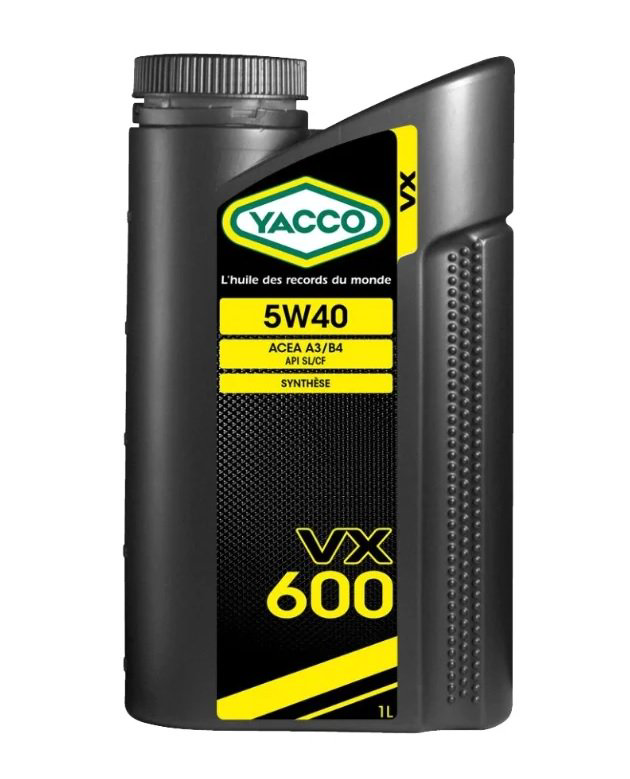 Моторное масло Yacco VX 600 5W40 1л купить,NaN