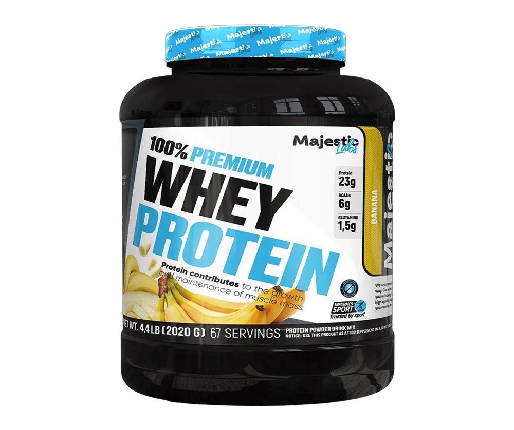 Протеин Majestic Labs 100% Premium Whey Protein Банан 2020 гр