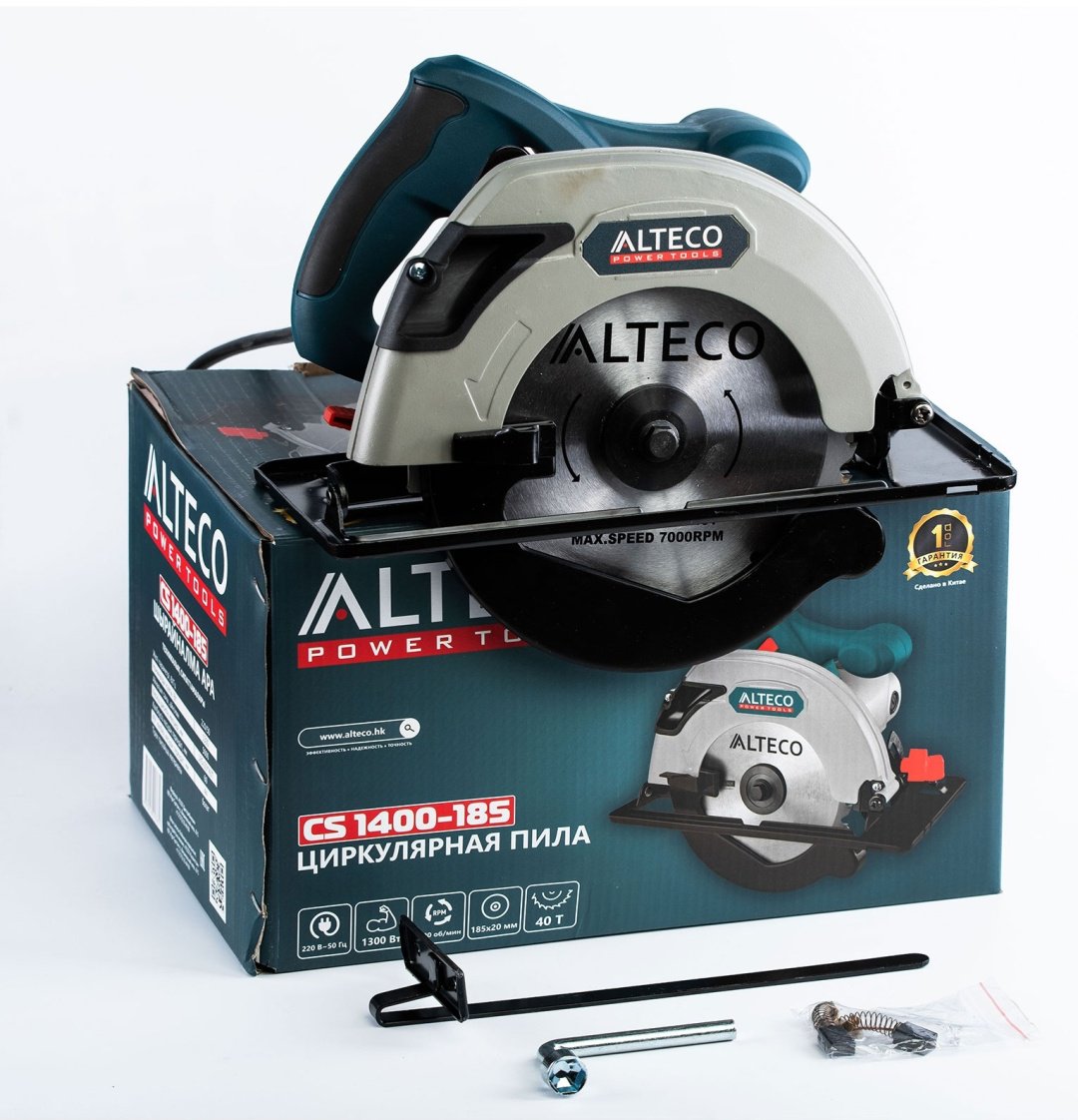 Дисковая пила ALTECO электрическая CS 1400-185 (CS 0510) 27621 - ForteMarket Дисковая пила ALTECO электрическая CS 1400-185 (CS 0510) 27621 купить,0
