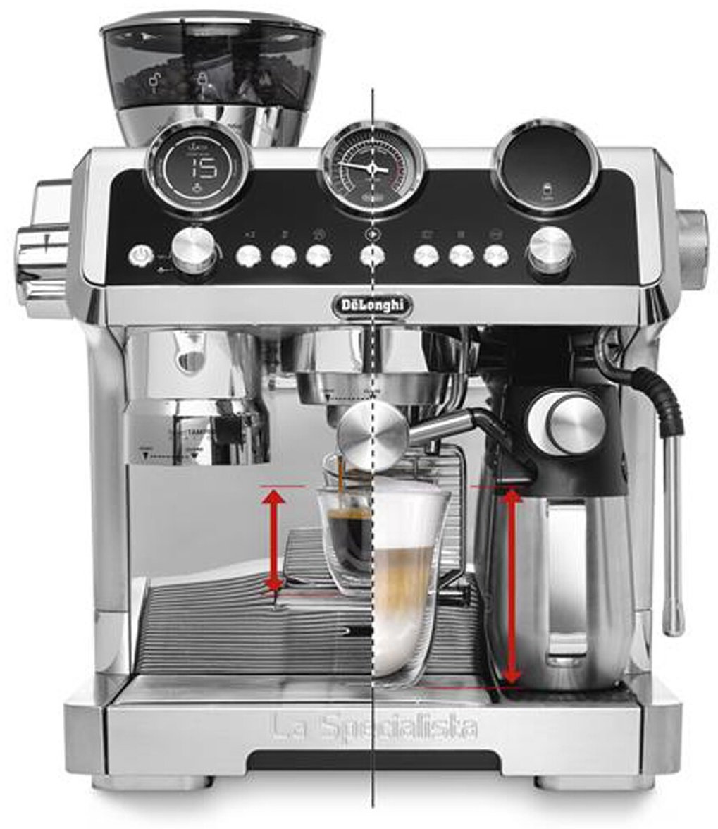 Кофеварка Delonghi EC9865.M серебристый купить,0