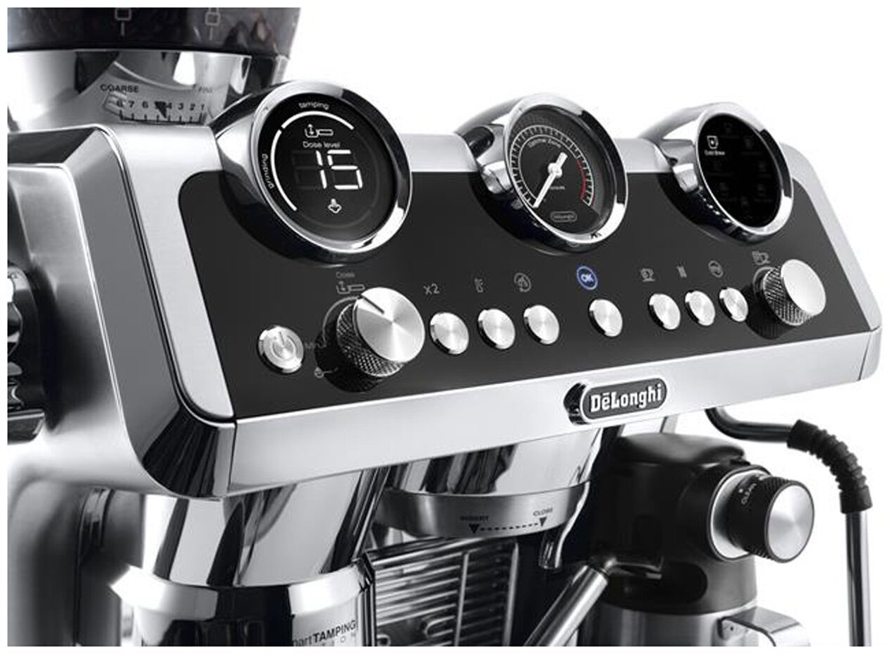 Кофеварка Delonghi EC9865.M серебристый купить,0