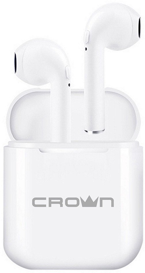Наушники Crown CMTWS-5005 белые купить,NaN
