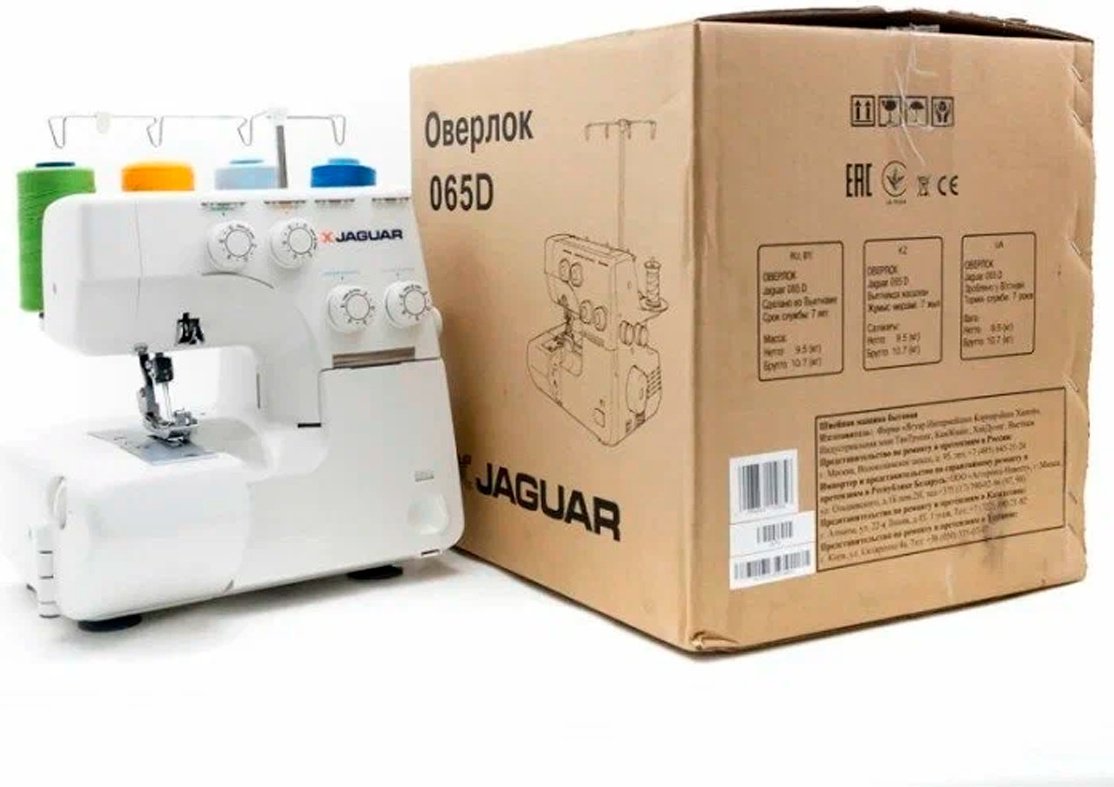 Оверлок Jaguar 065D белый - ForteMarket Оверлок Jaguar 065D белый купить,0