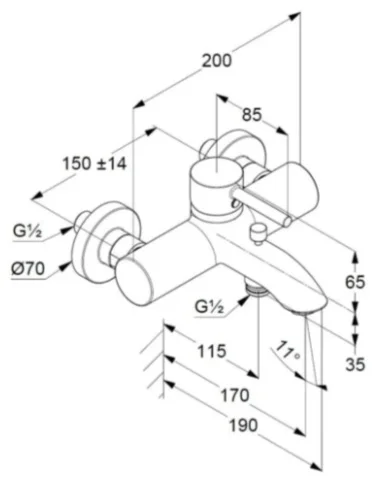 Смеситель Kludi Bozz 386913976 черный купить,284987