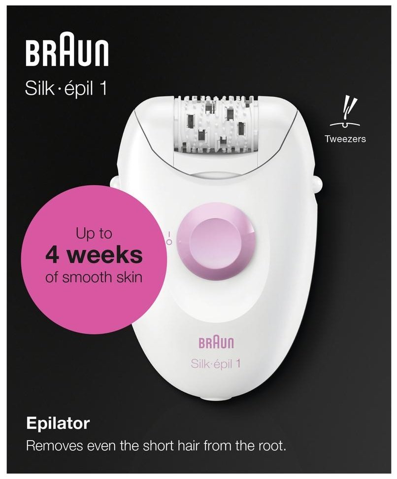 Braun эпилятор Silk-epil 1 1-176 купить,0