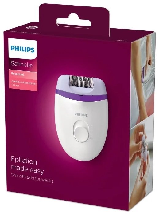 Philips эпилятор BRE225 Satinelle Essential купить,0