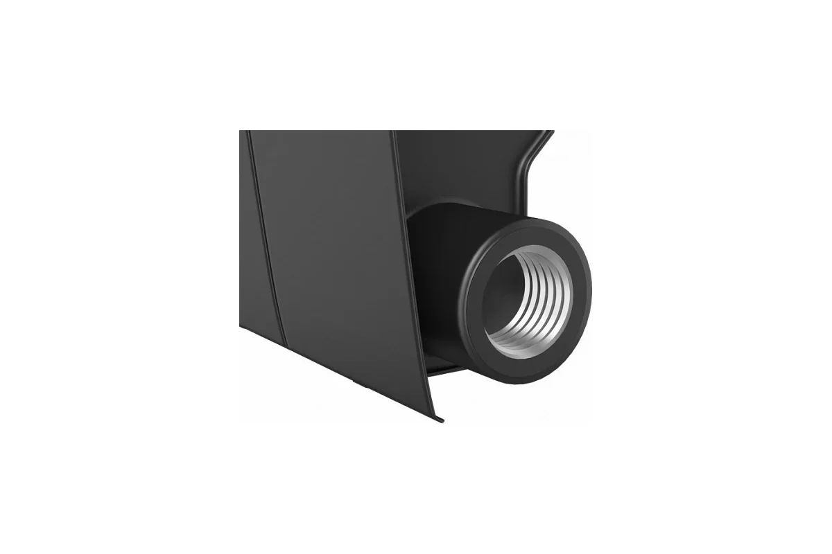 Радиатор биметаллический Royal Thermo BiLiner 350/Noir Sable 10 секций черный купить,101700