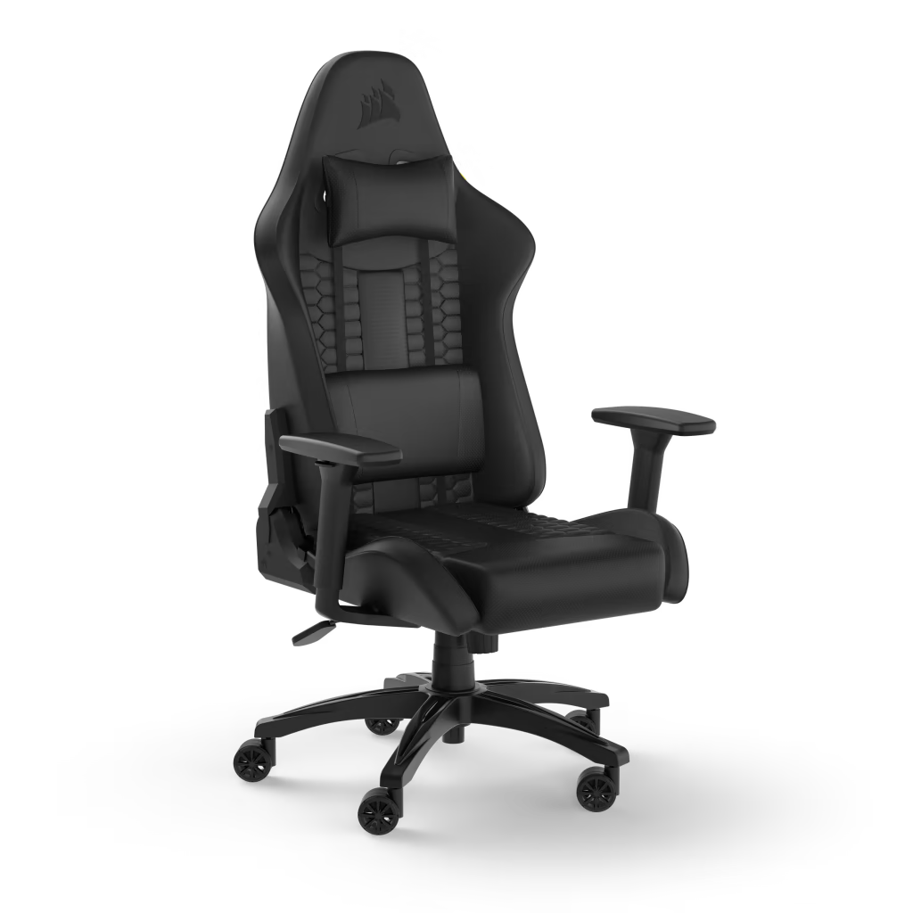 Кресло игровое Corsair TC100 Relaxed Leatherette CF-9010050-WW Black купить,NaN