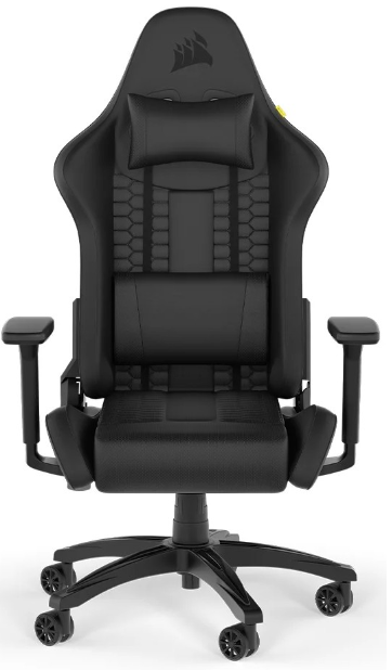 Кресло игровое Corsair TC100 Relaxed Leatherette CF-9010050-WW Black
