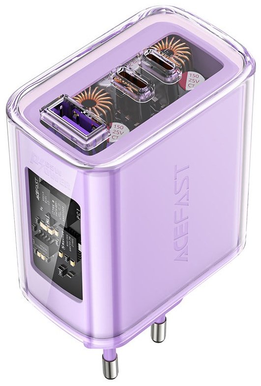 Зарядное устройство ACEFAST A45 PD65W фиолетовый