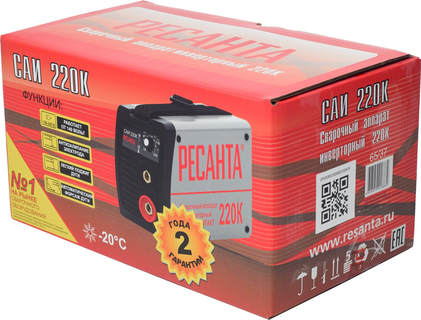 Ресанта сварочный инвертор САИ-220К (MMA) купить,NaN