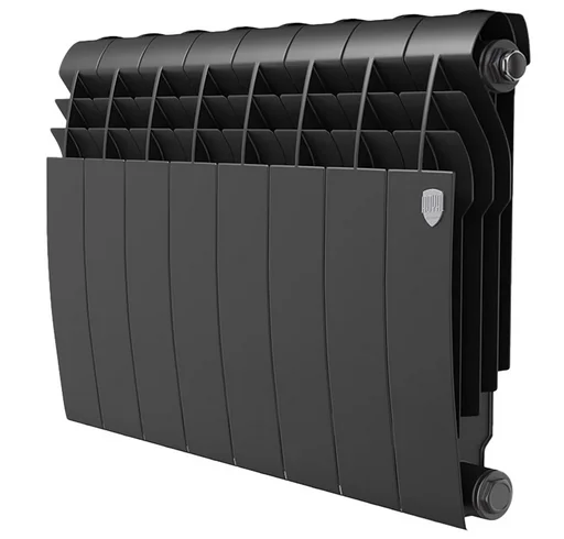 Радиатор биметаллический Royal Thermo BiLiner 350/Noir Sable 10 секций черный
