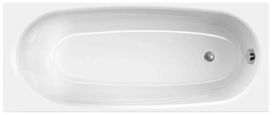 Ванна Domani-Spa Standard 160x70x41см с опорой и сифоном