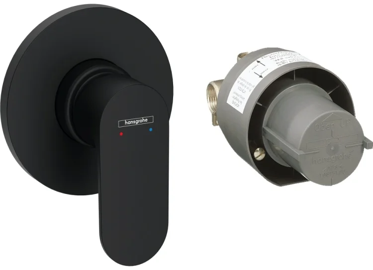 Смеситель Hansgrohe Rebris S 72648670 черный купить,NaN