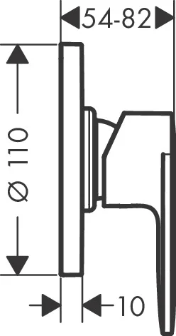 Смеситель Hansgrohe Vernis Blend 71663000 хром купить,NaN