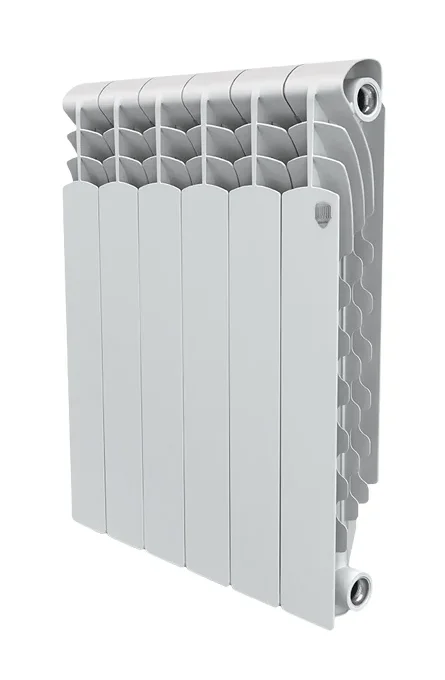 Радиатор алюминиевый Royal Thermo Revolution 500 6 секций белый купить,53500
