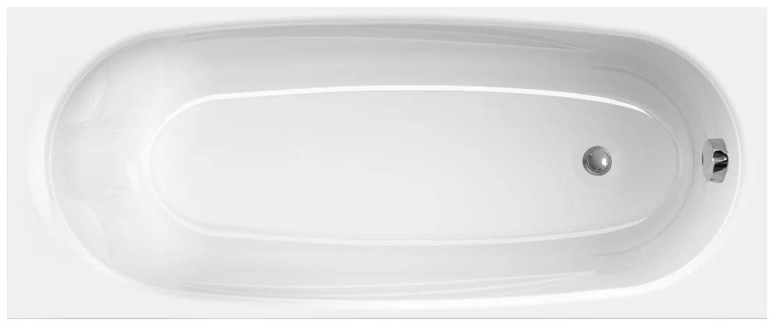 Ванна Domani-Spa Standard Lux Full 160x70x41см с каркасом, экраном и сифоном 