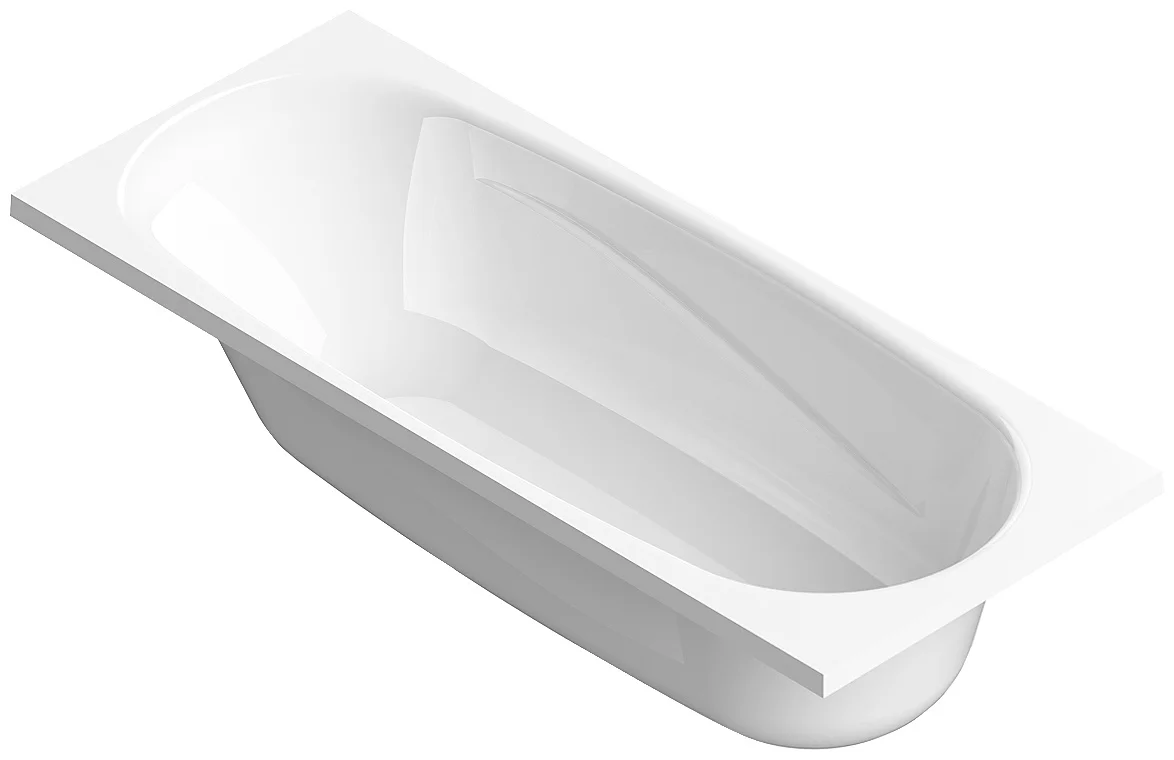 Ванна Domani-Spa Standard Lux Full 160x70x41см с каркасом, экраном и сифоном 