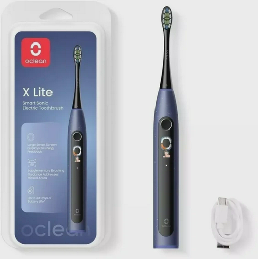 Электрическая зубная щетка Oclean Х Lite синяя