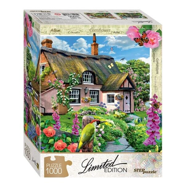 Пазлы Step Puzzle Розовый коттедж 1000 деталей купить,NaN
