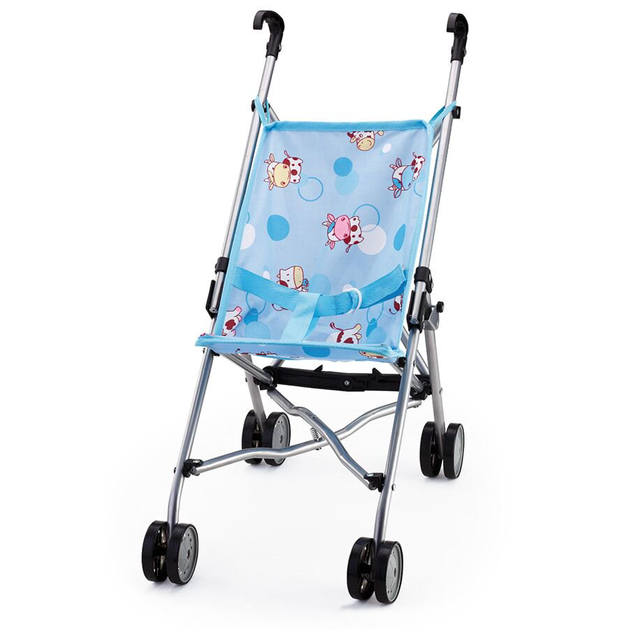 Коляска складная для куклы Bayer Dolls 30112AA Голубая