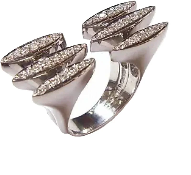 12 AMOR ring white gold 15.2 gr,diamond 0.64 crt купить,NaN