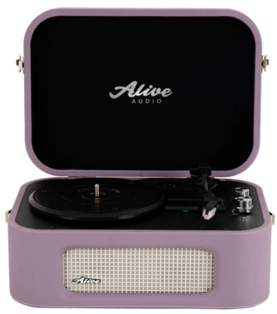 Виниловый проигрыватель Alive Audio Stories Lilac c Bluetooth STR-06-LL