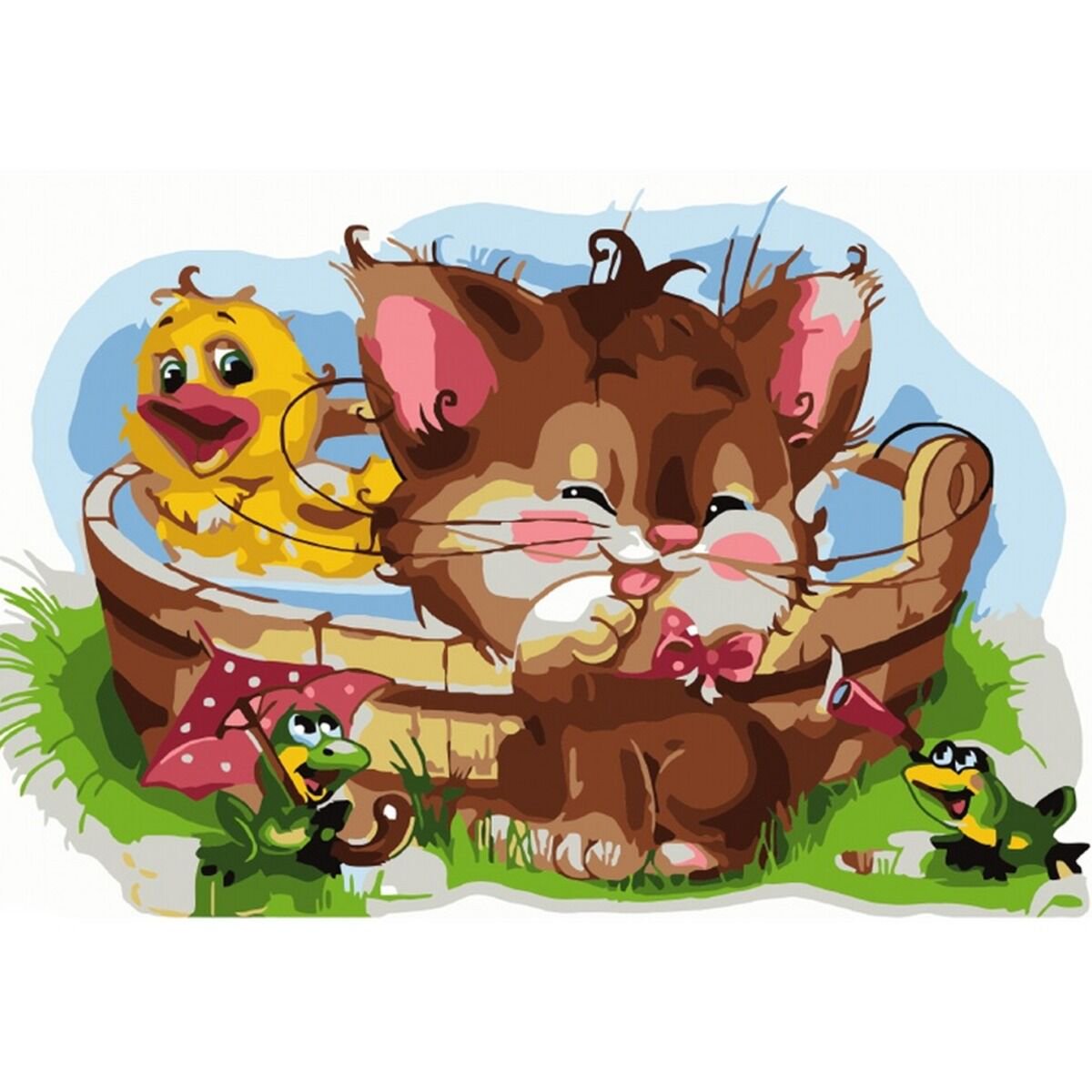 Картина по номерам Molly Чистюли 20х30 см купить,NaN