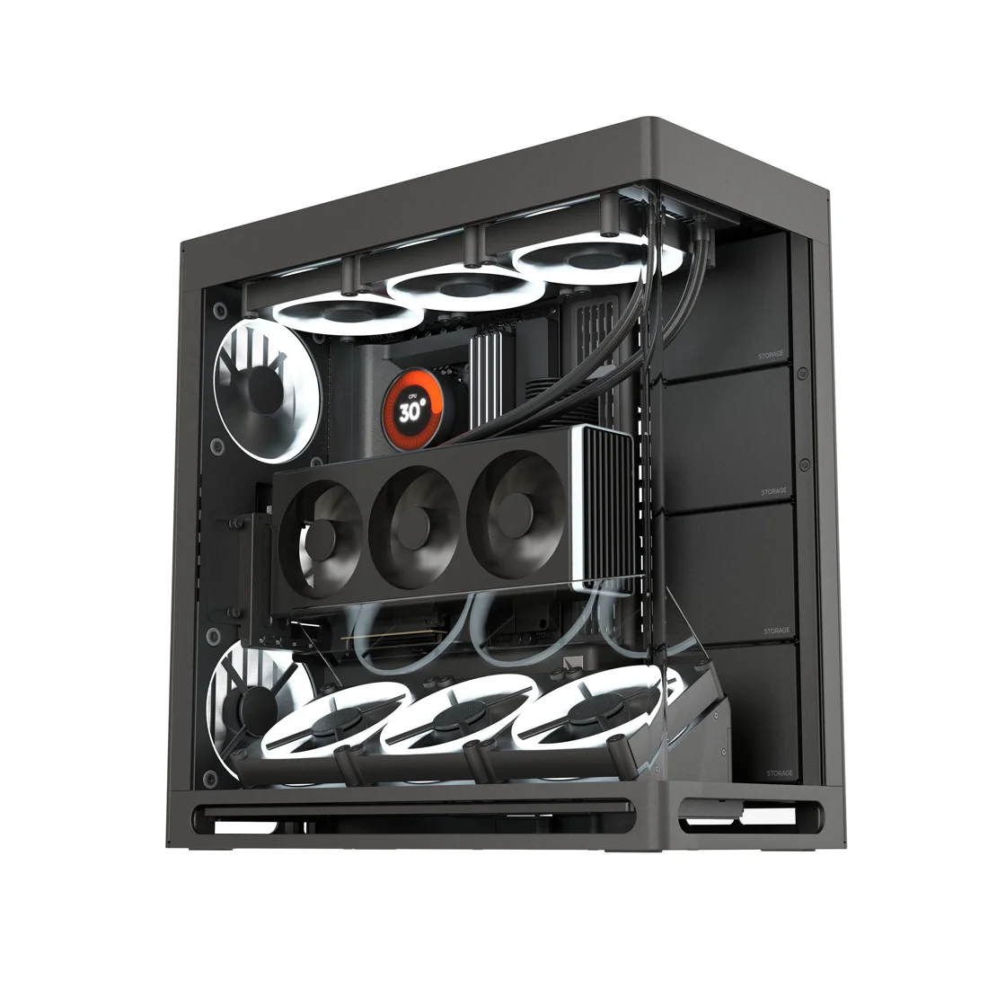 Корпус HAVN HS 420 VGPU BK HVN-CA-HS420-08 чёрный купить,NaN